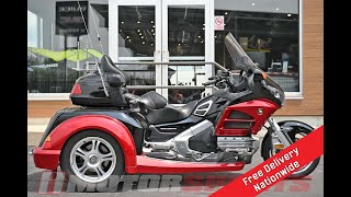 2015 Honda® Gold Wing Audio Comfort Navi XM ABS Candy RedBlack Roadsmith Trike A10337 iMotorsports [upl. by Suzanna]