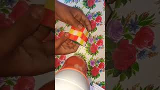 How to make chequerboard pattern on 3 by 3 Rubiks cube shorts [upl. by Warrin]