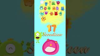 Lets Count from 1 to 20 counting kidssongs kidslearning numbersong shorts [upl. by Nosrak636]