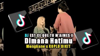 KOPLO DIKIT DJ EST CE QUE TU MAIMES  DIMANA HATIMU  ONE THE FLOR [upl. by Ardnaeel]