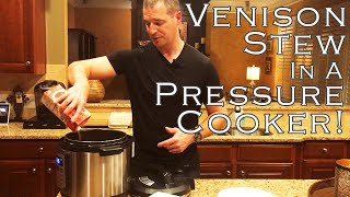 VENISON STEW in an INSTANT POTPRESSURE COOKER Delicious and EASY You have GOT to TRY this [upl. by Harras]