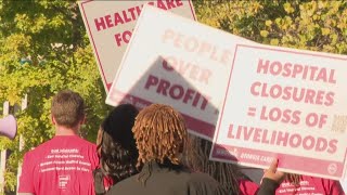 Residents and supporters rally for healthcare services in Atlantas Old Fourth Ward neighborhood [upl. by Agnes]