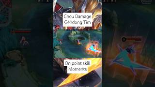 Main Chou damage gendong tim mobilelegends chou moments damage mlbb shorts subscribe [upl. by Blondy]