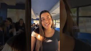 IDF Angels dancing in bus israelimilitary shortvideo army airforce idf israeil [upl. by Nallad]