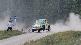 Slottsprinten 2023 ss1 crash amp action [upl. by Wes]