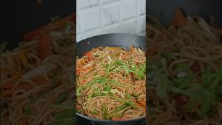 Veg Hakka Noodles veghakkanoodles chinesefood youtubeshorts viralrecipe [upl. by Ecinerev]