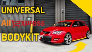 UNIVERSAL ALIEXPRESS BODYKIT for the MAZDASPEED 3 MPS [upl. by Enavi196]