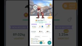 Evolving 100IV Tyrunt Into Tyrantrum pokemongo youtubeshorts shorts [upl. by Nnail]