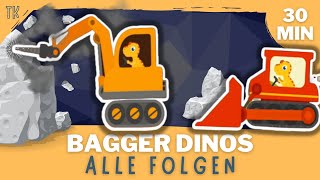 Bagger Dinos ⭐ Alle Folgen  Kindervideos  Kinderfilme  telekids [upl. by Sadnak]