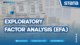 TUTORIAL STATA  ANALISIS FAKTOR DENGAN STATA ➡️ ANALISIS FAKTOR EKSPLORATORI [upl. by Eilagam]