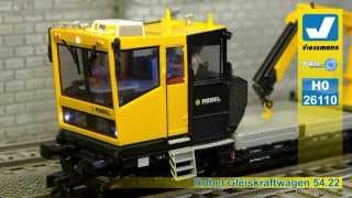 Viessmann 26110 HO quotROBELquot Track Maintenance Vehicle [upl. by Buskus]