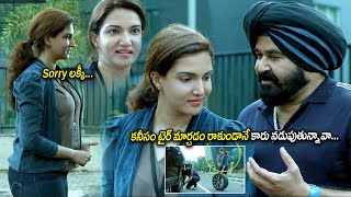 Honey Rose takes help from lucky Singh to fix the Car tire  Machu Lakshmi  90 ml movies [upl. by Millwater]