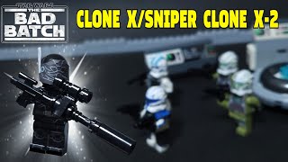 LEGO Star Wars Bad Batch Clone X Sniper Clone X 2 [upl. by Owens]