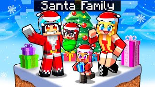 Having a SANTA FAMILY in Minecraft [upl. by Eiba]