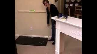 How to Makeover Your Home Using a Fireplace Mantel and Electric Fireplace PBS  Part 1 [upl. by Jinny117]