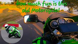 1996 Kawasaki ZX6R  Test ride GoPro [upl. by Karry]