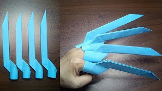 HOW TO MAKE PAPER CLAWS \ BEST ORIGAMI CLAWS IDEAS \ EASY CRAFTS design by TORSELF [upl. by Nyleikcaj]