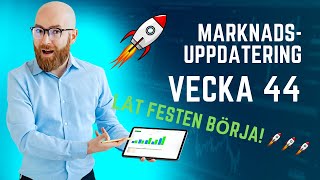 VECKOKOLLEN VECKA 44  NU KOMMER ALL TIME HIGH I BITCOIN [upl. by Epotimet]