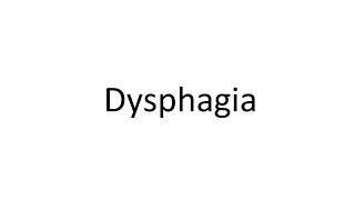 Approach to dysphagia by Prof Martin Brand  hepatobiliary surgeon [upl. by Acisseg]