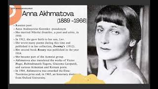 Anna Akhmatovas Poem Lots Wife  Part 1 [upl. by Deonne]