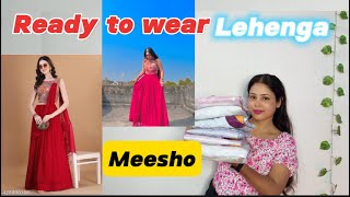 Ready to wear lehenga 🪷  Meesho lehenga  anutechnology  Meesho find [upl. by Ayaladnot]