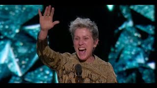 Beste Hauptdarstellerin Frances McDormand holt zweiten Oscar [upl. by Laaspere]