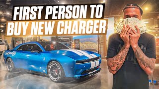 BUYING THE FIRST 250K ELECTRIC DODGE CHARGER OFF THE SEMA SHOW ROOM FLOOR [upl. by Krystyna958]