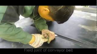 How to make conveyor belt splicing [upl. by Betsy]