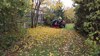 Toro Groundsmaster 3280D mower leaf collection [upl. by Chappy]