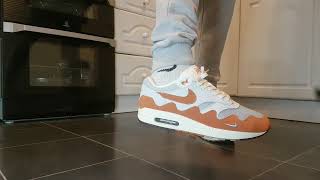 Nike Air Max 1 Patta Monarch On Feet [upl. by Gusta]