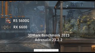 Benchmark AMD Ryzen 5 5600G  RX 6600 3DMark Time Spy DirectX 12 Graphics amp CPU Test 2023 [upl. by Ylle171]