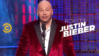 Roast of Justin Bieber  Jeff Ross  Flirting with Martha Stewart  Uncensored [upl. by Wayland]