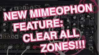 New Mimeophon Feature Clear All Zones [upl. by Arytas294]