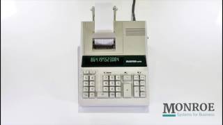 Monroe 122PDll business mediumduty calculator overview [upl. by Airdnas]