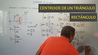 Centroide de un triángulo rectángulo [upl. by Kelsey36]