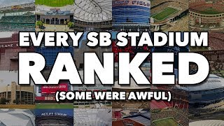 Every STADIUM to host a SUPER BOWL  RANKED [upl. by Shamma]