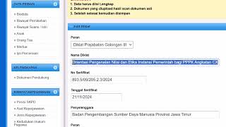 Upload Sertifikat Diklat Orientasi PPPK di Master Jatim [upl. by Norry769]