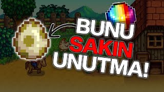 Bunları Bilmiyorsan Stardew Valley Oynama [upl. by Burnie]