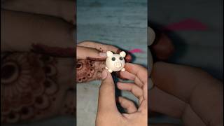 Making cute piggy 🐷 from foam clay diy claycrafts [upl. by Elwira]