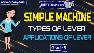 Lever  Types of Levers  Application of Levers  Lever Simple Machine Examples  Science [upl. by Lalat43]