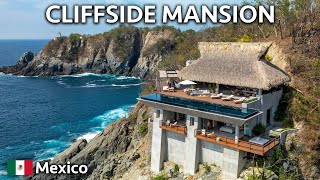 Touring a Stunning Cliffside Mansion Overlooking the Pacific Ocean [upl. by Cirenoj175]