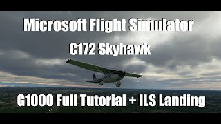 G1000 FULL Autopilot Tutorial  ILS Landing  Microsoft Flight Simulator 2020 [upl. by Lotz290]