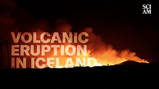 Incredible Footage of the Volcanic Eruption in Iceland [upl. by Urbani]