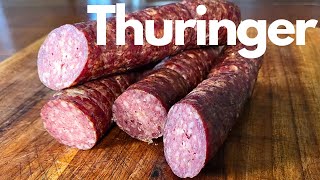 Thuringer Style German Sausage  Gourmet Woodsman [upl. by Gottfried403]