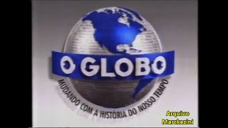 Comercial  O Globo 1996 [upl. by Arot]