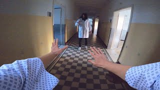 ESCAPING PSYCHIATRIC HOSPITAL Horror Parkour Chase POV [upl. by Enywtna]