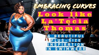 Embracing Curves A Beautiful PlusSize Inspiration in Swimwear  Looks like LaTecia Thomas [upl. by Eesac368]