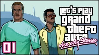 Lets Play  Grand Theft Auto Vice City Stories Ep 1  quotWelcome to Vice Cityquot PSPPS2PSN [upl. by Uyekawa]