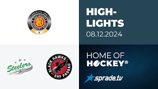 08122024  Highlights  Bietigheim Steelers vs EHF Passau Black Hawks [upl. by Lleksah]