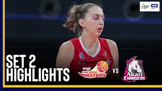 PLDT VS AKARI  SET 2 SEMIS GAME HIGHLIGHTS  2024 PVL REINFORCED CONFERENCE  AUGUST 31 2024 [upl. by Yelekalb]